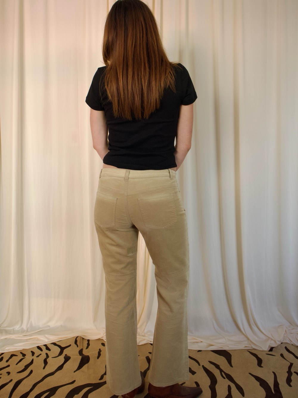 Laundry By Shelli Segal velvet pants - Picture 3 of 4